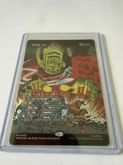 Final Act #0066 Foil MTG Marvel Super Heroes Borderless Full Art Near Mint - Image 3