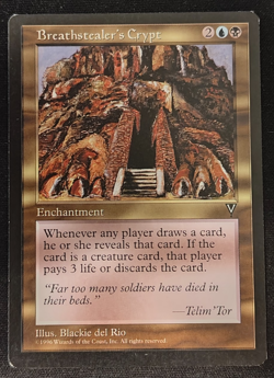 MTG BREATHSTEALER'S CRYPT!! Visions!! LP-MP!!!! Magic the Gathering!! - Image 1