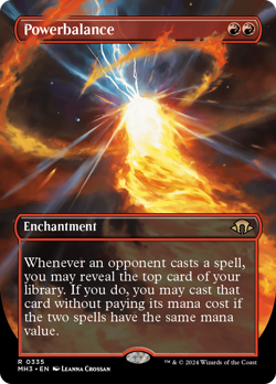Powerbalance (Borderless) [Modern Horizons 3] Magic MTG - Image 1