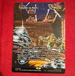 Magic: The Gathering Trouble in Pairs M 0003 Regular Rare EN White Enchantment - Image 1