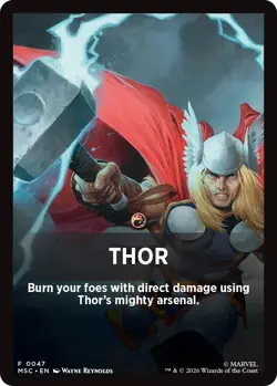 MTG Magic Marvel Jumpstart pack "Thor" w/ Thor, Asgard's Avenger - Image 1