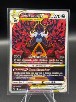 Hisuian Samurott VSTAR Ultra Rare Crown Zenith: Galarian Gallery GG52/GG70 NM - Image 1