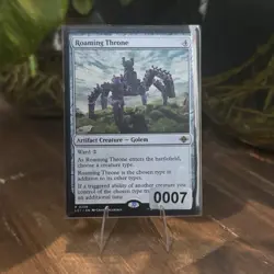 NM MTG Roaming Throne #258 Regular Rare Golem - LCI EN - Image 3