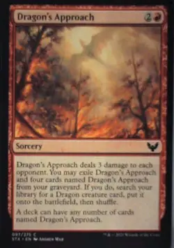 Dragon's Approach - Strixhaven: School of Mages: #97, MTG Nm C346 - Image 1