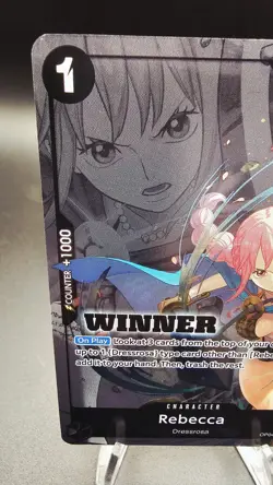 Rebecca (Winner Pack 2025 Vol. 2) OP04-092 One Piece Promotion Cards Foil - Image 4