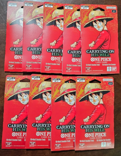 One Piece OP-13 Sleeved Booster Packs Carrying On His Will English 9x - Image 1