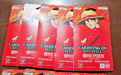One Piece OP-13 Sleeved Booster Packs Carrying On His Will English 9x - Image 2