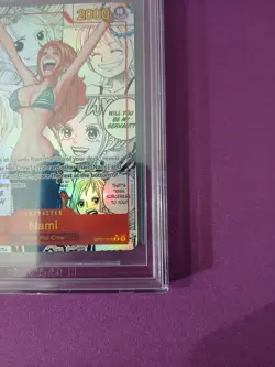 2024 ONE PIECE THE BEST PREMIUM BOOSTER MANGA ART #OP01016 NAMI BGS 9.5 - Image 3