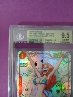 2024 ONE PIECE THE BEST PREMIUM BOOSTER MANGA ART #OP01016 NAMI BGS 9.5 - Image 5