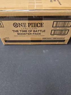 One Piece TCG English OP-16 The Time Of Battle Booster Box Case New & Sealed - Image 1