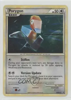 Porygon Pokemon HeartGold & SoulSilver Black Star Promo #HGSS22 2010 - Image 1
