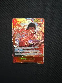 Portgas.D.Ace (Alternate Art) OP16-118 The Time of Battle One Piece Foil NM - Image 1