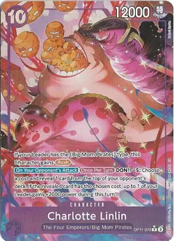 One Piece TCG | Charlotte Linlin Alt Art A Fist of Divine Speed OP11-073 - Image 1