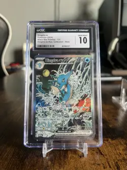 Pokemon Kingdra EX #131 Illustration Black Star Promo, CGC 10 - Image 1