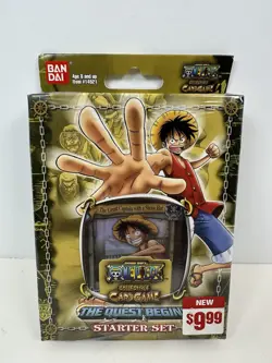 2005 Bandai Vintage One Piece - The Quest Begins Sealed Starter Deck English - Image 1