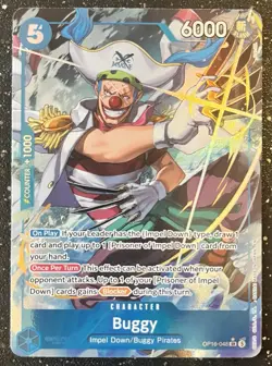 Buggy (048) (Alternate Art) OP16-048 The Time of Battle One Piece Foil NM - Image 1