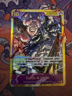 Kaido & Linlin OP08-119 Secret Rare Two Legends One Piece Near Mint - Image 1