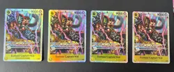 4 x One Piece - Eustass”Captain”Kid OP10-112 SR Super Rare - English - Playset - Image 1