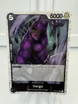 Vergo OP03-079 (Jolly Roger Foil) - Premium Booster (PRB-01) - One Piece ENG - Image 1
