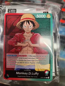 Luffy Sample Starter Deck One Piece Pre-Errata Demo Deck Sealed - Image 1
