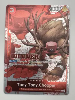 One Piece Promotion Card OP04-010 Tony Tony.Chopper (Winner Pack 2024 Oct.-Dec.) - Image 1