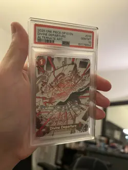 2025 One Piece Divine Departure Alt Art #OP10-019 PSA 10 GEM MINT - Image 1