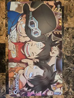 Official One Piece "Three Brothers" Regionals 2023 Finalist Playmat New/Unplayed - Image 1