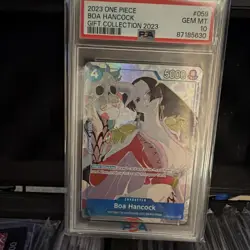 PSA 10 2023 One Piece CCG Boa Hancock OP02-059 Gift Collection 2023 Holo - Image 1