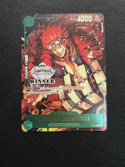 Eustass “Captain” Kid Store Championship Volume 2 Winner One Piece Promo - Image 1