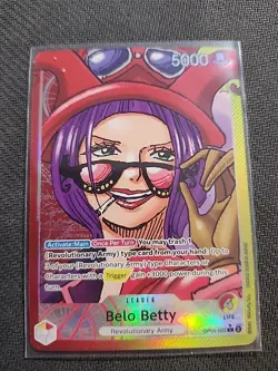 ONE PIECE 2023 Belo Betty OP05-002 ALT ART LEADER Awakening Of The New Era - Image 1