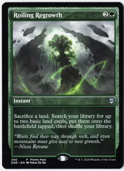 Roiling Regrowth Normal P Promo Pack: Zendikar Rising 390 NM - Image 1