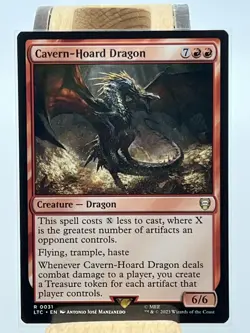 Cavern-Hoard Dragon LOTR Middle Earth MTG - Rare #0031 - Image 1