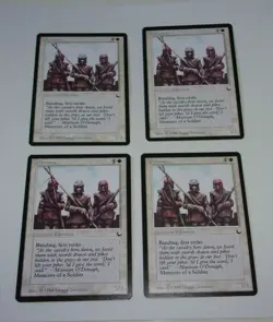Pikemen DARK X4 Magic the Gathering card MTG lot - Image 1