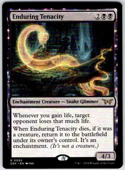 Enduring Tenacity 95 Rare Duskmourn: House of Horror MTG NM - Image 1