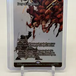 MTG Marvel Super Heroes FURY OF THE HORDE Borderless Foil Mythic #0071 NM! - Image 3