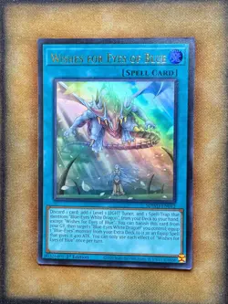 Yugioh Wishes for Eyes of Blue SDWD-EN042 Ultra Rare 1st Ed NM - Image 1