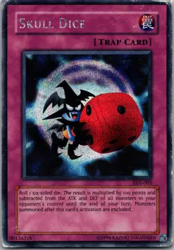 Skull Dice EDS-003 Secret Rare Eternal Duelist Soul Yu-Gi-Oh Limited MP - Image 1