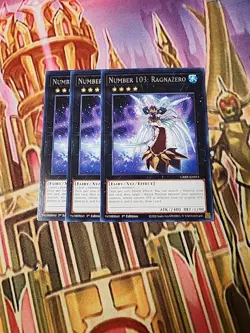 3X Number 103: Ragnazero - CRBR-EN011 - Rare 1st Edition NM Yugioh - Image 1