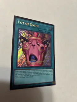 Pot Of Sloth - Chaos Origins - Secret Rare - Near Mint CORI-EN061 - YuGiOh! - Image 2