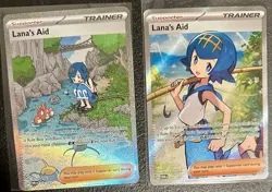 Pokemon Lot Twilight Masquerade Lana's Aid 219/167 Special Illustration Rare NM - Image 1