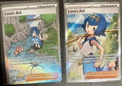 Pokemon Lot Twilight Masquerade Lana's Aid 219/167 Special Illustration Rare NM - Image 3