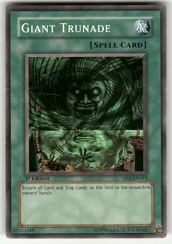 Giant Trunade SD2-EN015 1st Edition Structure Deck: Zombie Madness NM Yu-Gi-Oh - Image 1