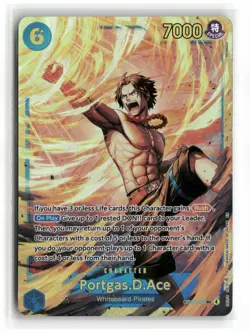 Portgas D. Ace (OP13-119) (SEC) [Carrying on His Will] One Piece TCG ENG NM/M - Image 1