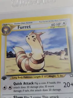 Furret - Pokemon Neo Genesis First 1st Edition #35 - Uncommon - Image 3