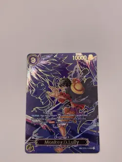 One Piece TCG Monkey D Luffy OP09-119 SP Carrying On His Will SEC RARE FOIL - Image 3