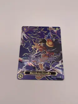 One Piece TCG Monkey D Luffy OP09-119 SP Carrying On His Will SEC RARE FOIL - Image 5