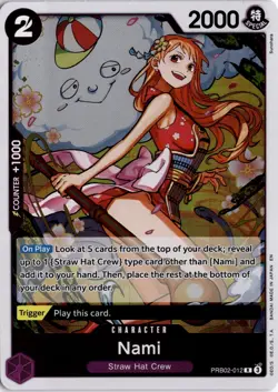 Nami R Premium Booster -The Best- Vol. 2 PRB02-012 One Piece TCG - Image 1