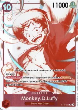 Monkey.D.Luffy 3rd Anniversary Treasure One Piece ST10-006 One Piece TCG - Image 1