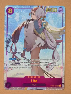 One Piece TCG - Paramount War OP02-120 Uta Secret Rare - Alt Art - NM - English - Image 1