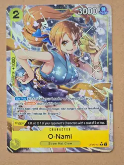 O-Nami • OP06-101 Alt Art Holo Wings of the Captain One Piece TCG NM - Image 1